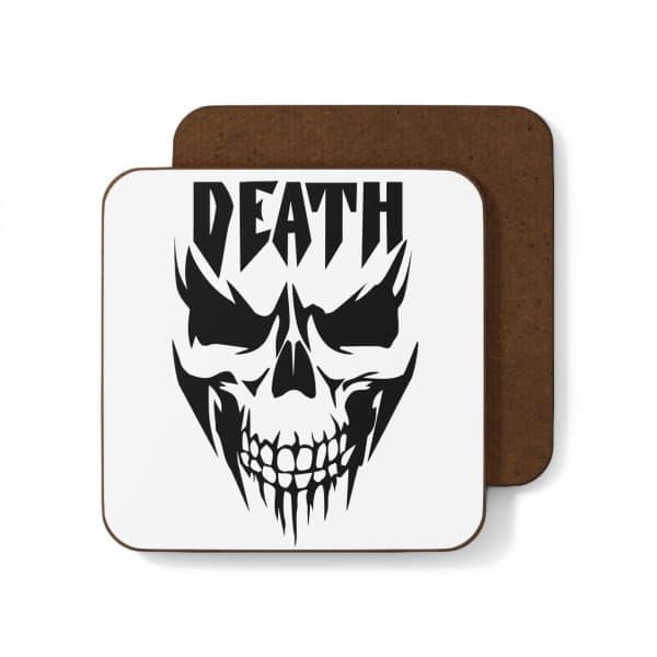 Death Hardboard Back Coaster - Image 3